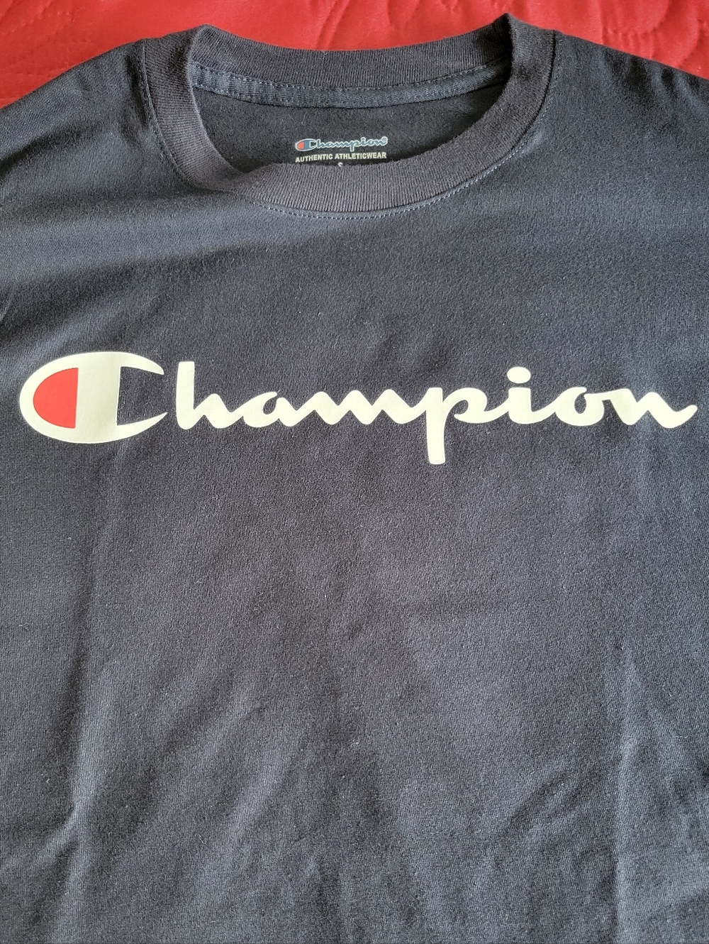 Champion t-shirt - Mens - Navy Blue - Size S - New